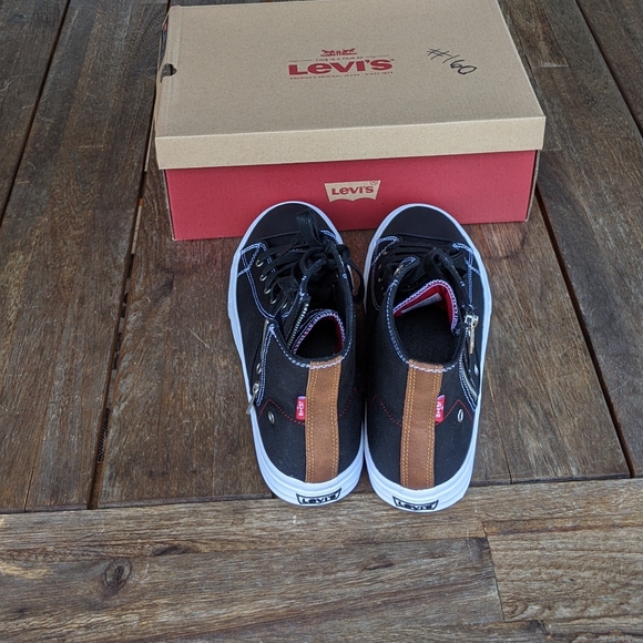 Levi's Jean Style Mid-Height Sneakers 9.5 - Picture 2 of 6